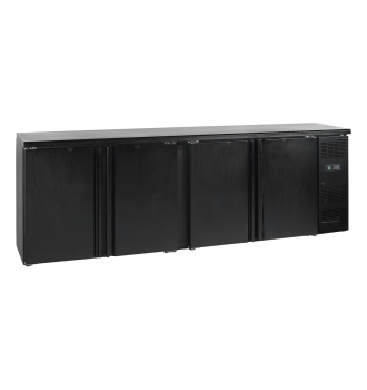 Back bar with 4 solid doors...