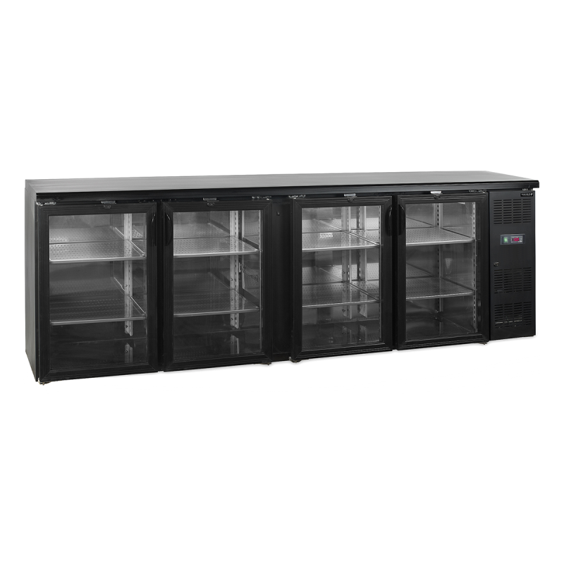Back bar with 4 glass doors 605 L