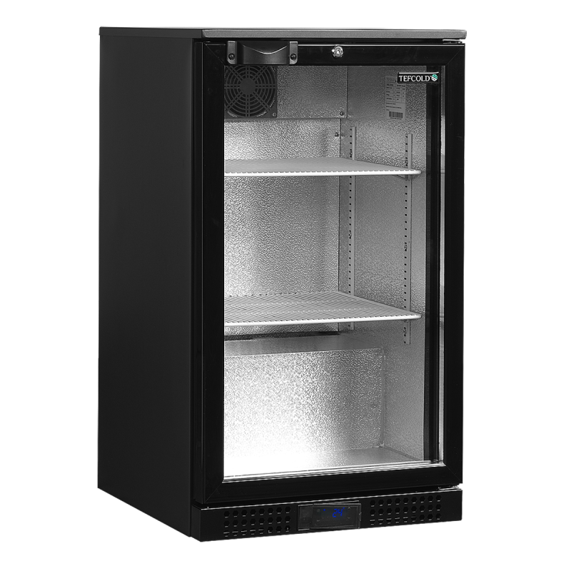 Rear bar with 1 glass door, 92 L