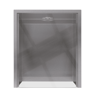 Cash register stand and screen with protective glass