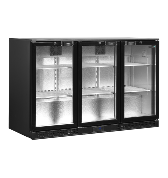 3-door glass back bar 278 L