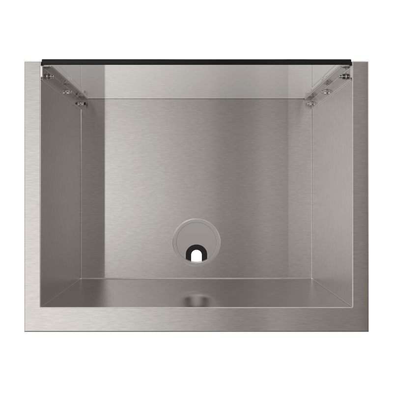 Cash register stand and screen with protective glass