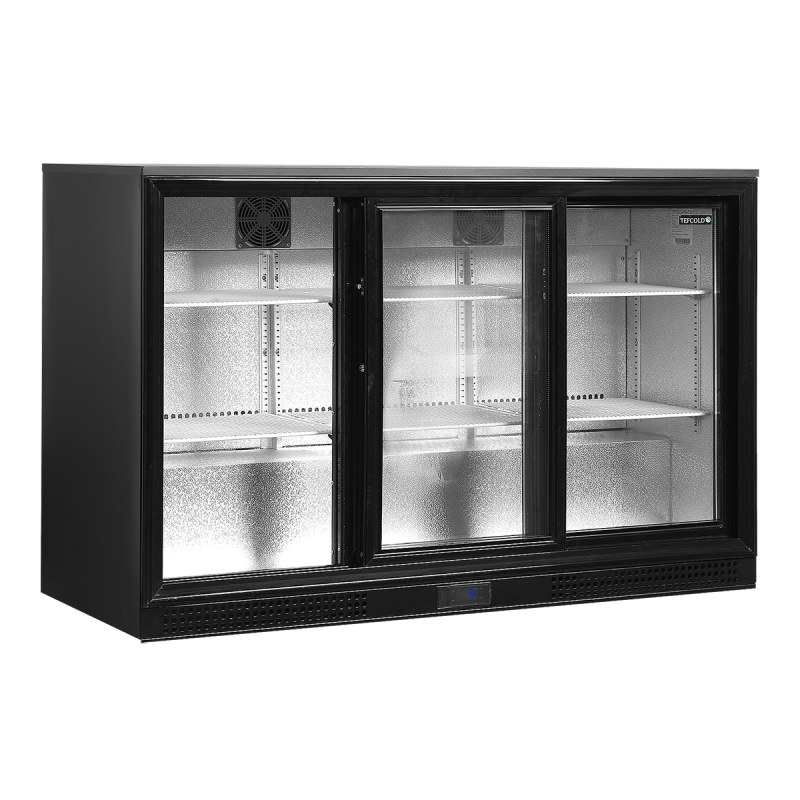 3-door glass back bar 278 L