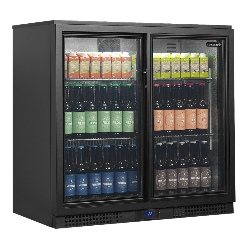 Arrière bar 2 portes vitrées 188 L