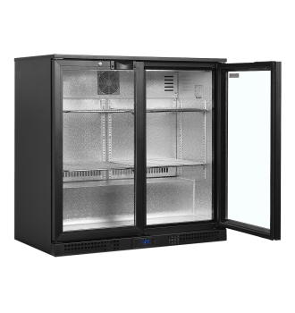Arrière bar 2 portes vitrées 188 L
