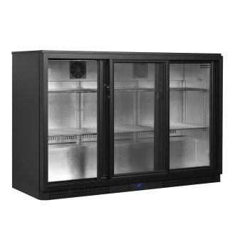 Arrière bar 3 portes vitrées 288 L