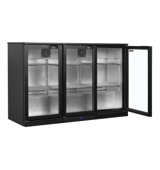 Arrière bar 3 portes vitrées 288 L