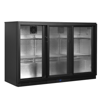 Arrière bar 3 portes vitrées 288 L