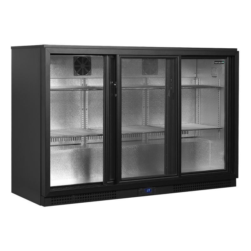 Arrière bar 3 portes vitrées 288 L