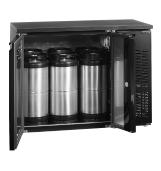 2-door keg cooler 267 L