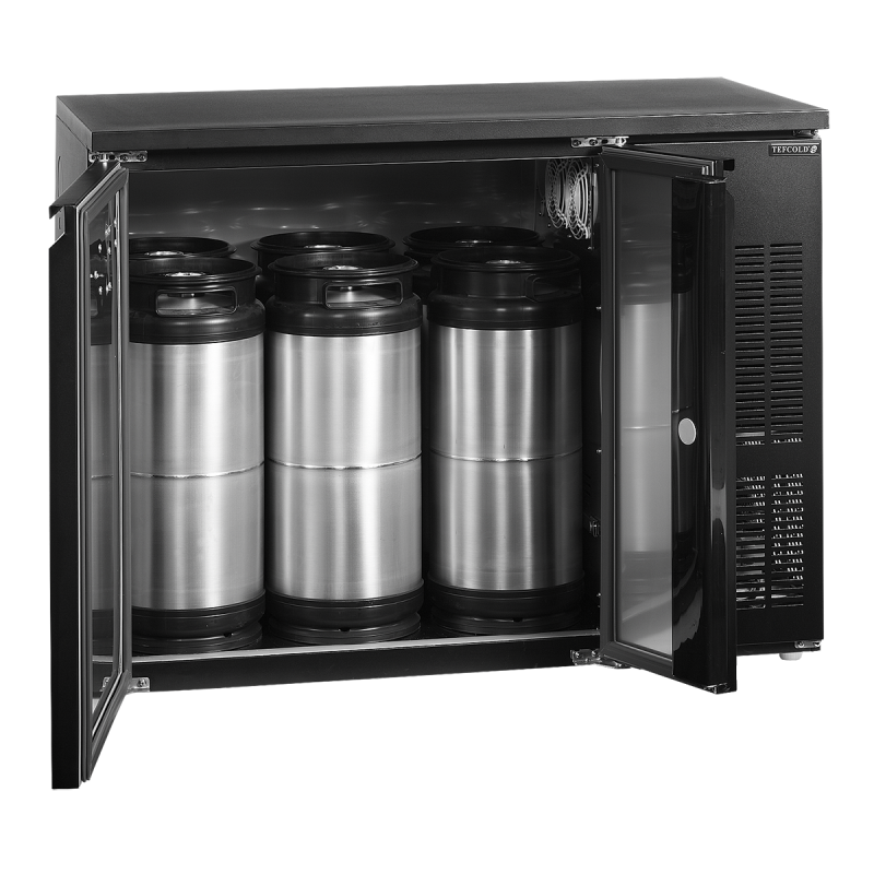2-door keg cooler 267 L