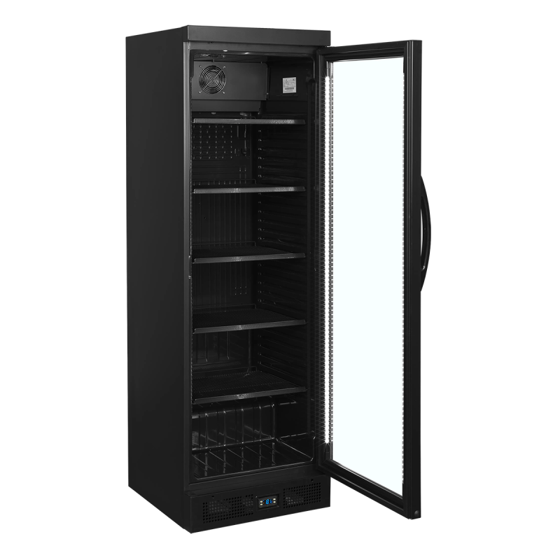Single Door Glass Beverage Refrigerator 345 L