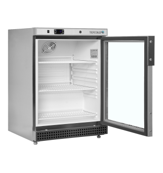 Glazed refrigerator 1 door 119 L