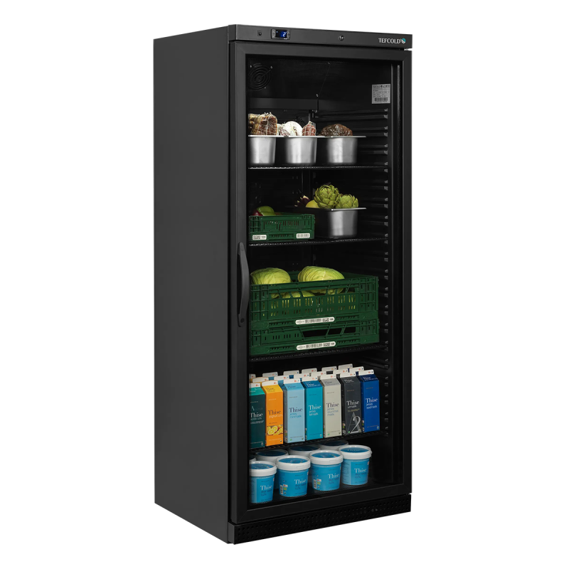 Glass door refrigerator GN2/1 1 door 570 L