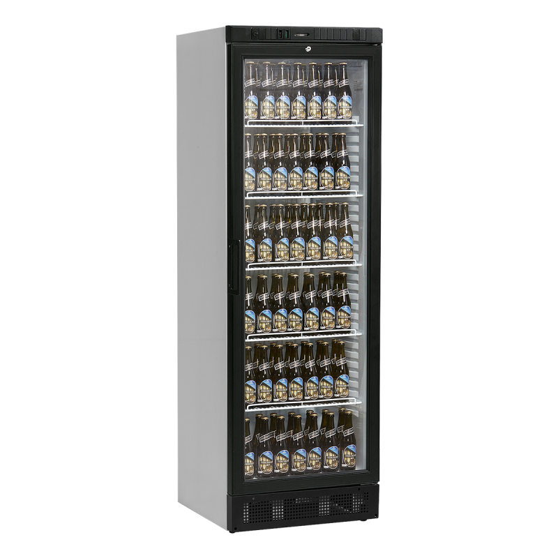 Single glass door beverage refrigerator 347 L