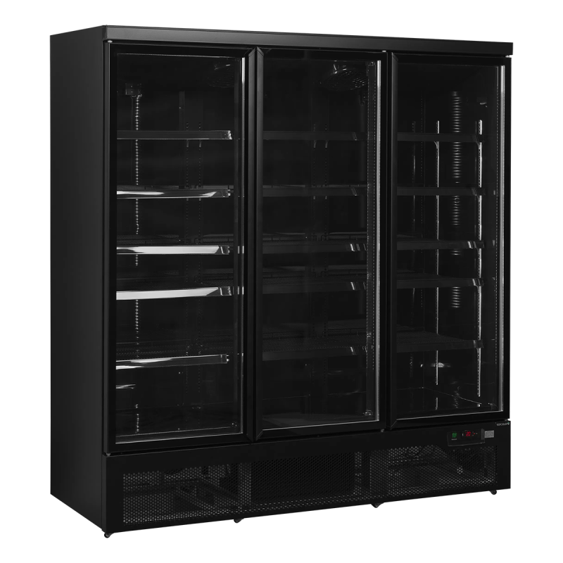 3-door glass refrigerator 1264 L