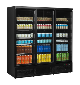 3-door glass refrigerator 1264 L