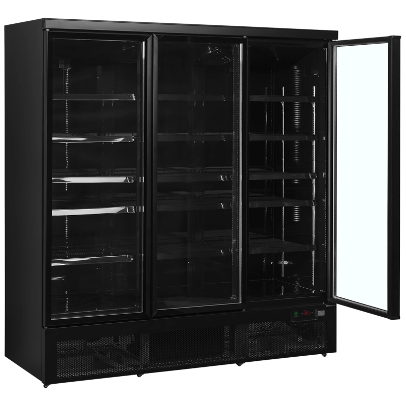 3-door glass refrigerator 1264 L