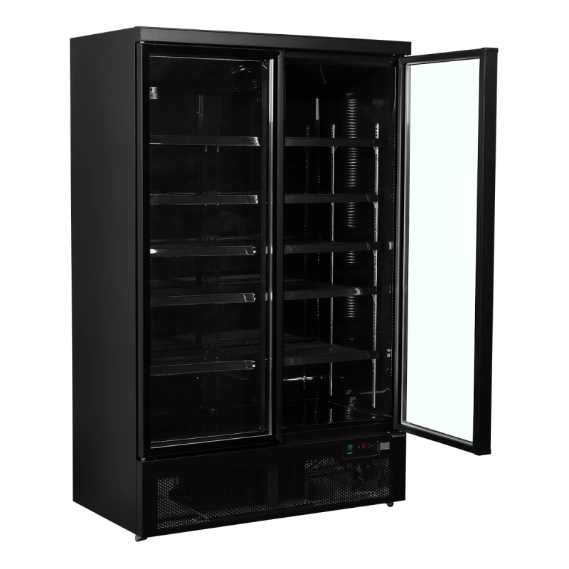 Glass door refrigerator 2 doors 809 L