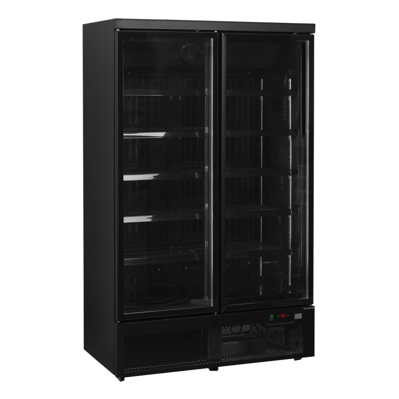 Glass Door Upright Freezer 2 Doors 702 L