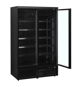 Glass Door Upright Freezer 2 Doors 702 L