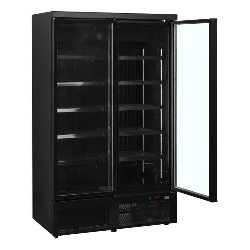 Glass Door Upright Freezer 2 Doors 702 L