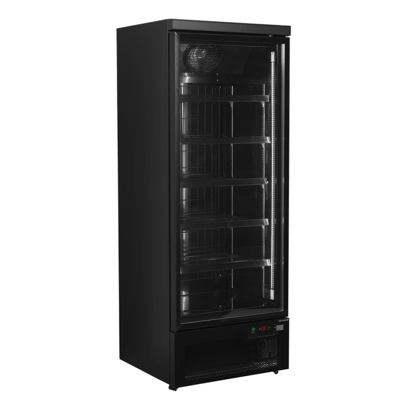 Congélateur vertical vitré 1 porte 390 L