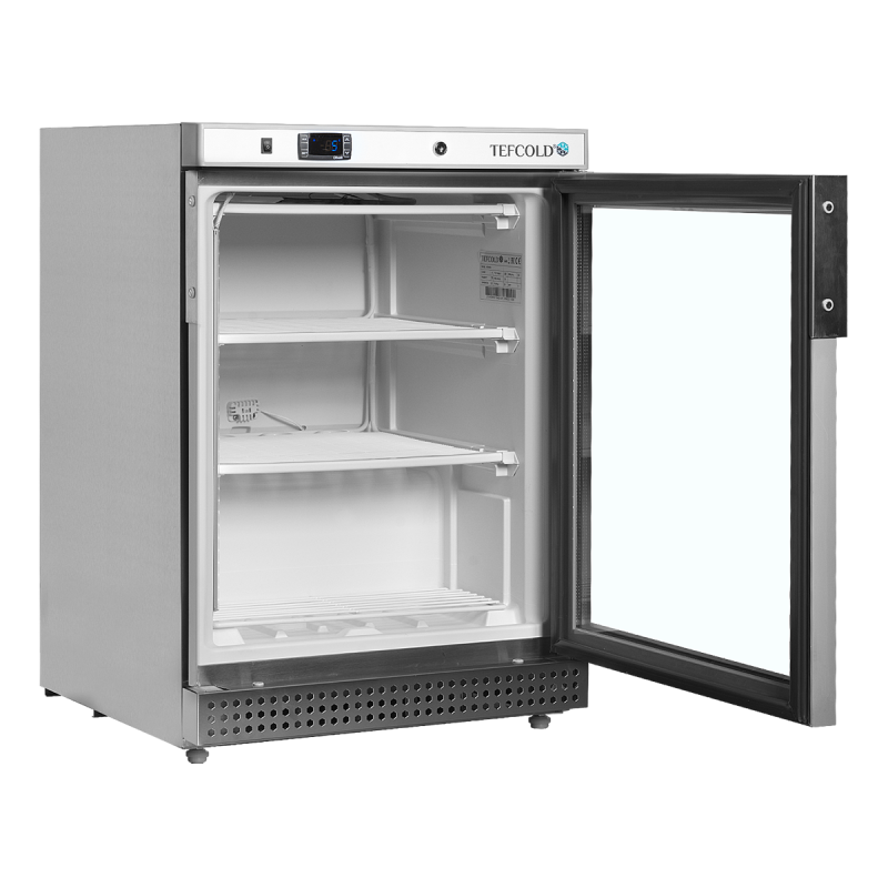Congélateur vertical vitré 1 porte chauffée 120 L