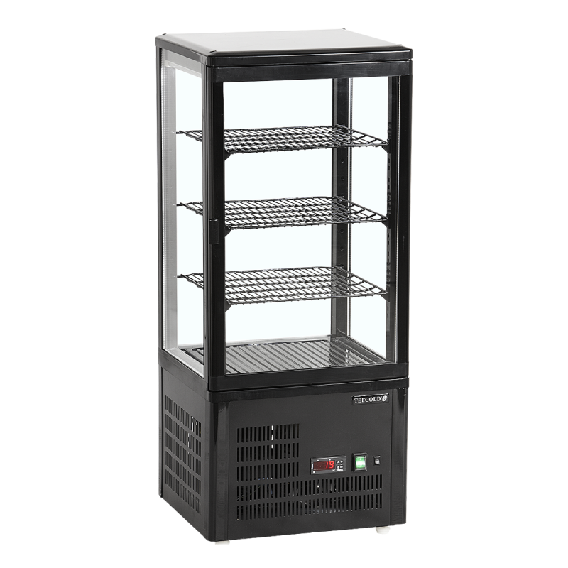 Refrigerated display case for counter 1 door 46 L