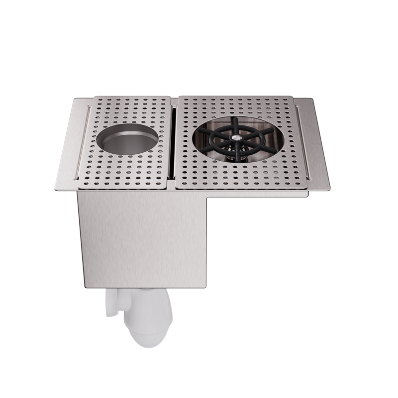 Evier rince shaker et pichets compact