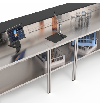 Plan de travail 52 cm,‎ bar mobile Éos