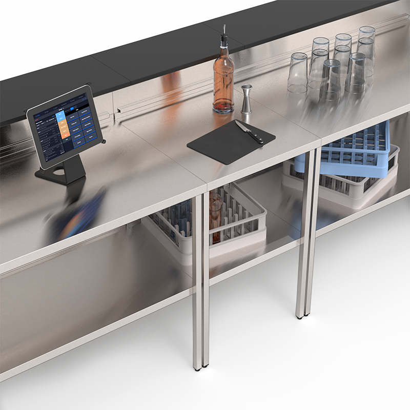 Plan de travail 52 cm,‎ bar mobile Éos