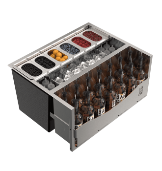 Icewell 70L and double speedrack 16 bottles