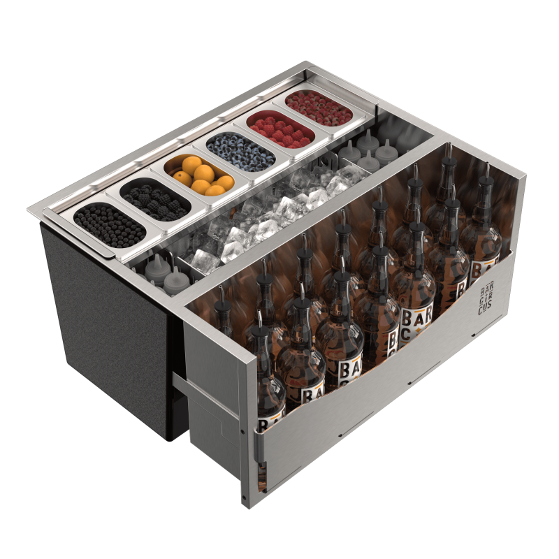 Icewell 70L and double speedrack 16 bottles