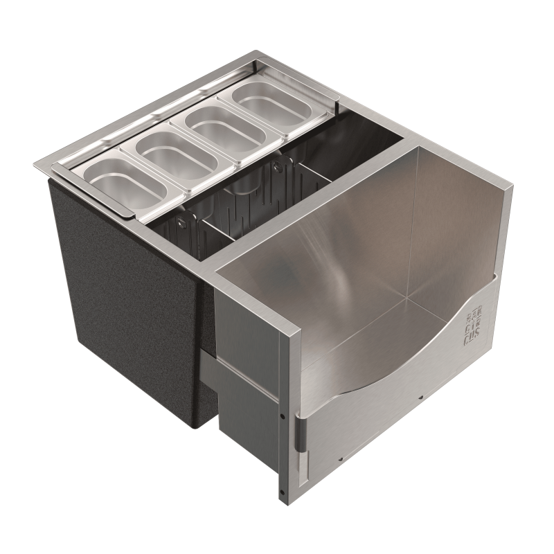 Icewell 38L and double speedrack 10 bottles