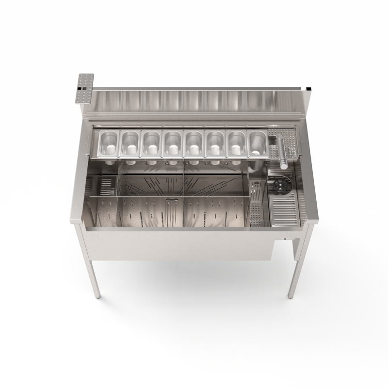 Premium cocktail station 114 cm, Éos mobile bar