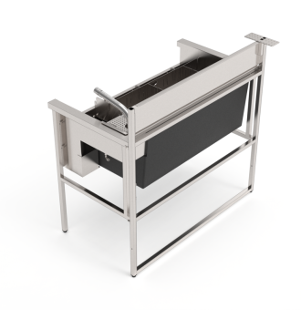 Station cocktail premium 114 cm, bar mobile Éos