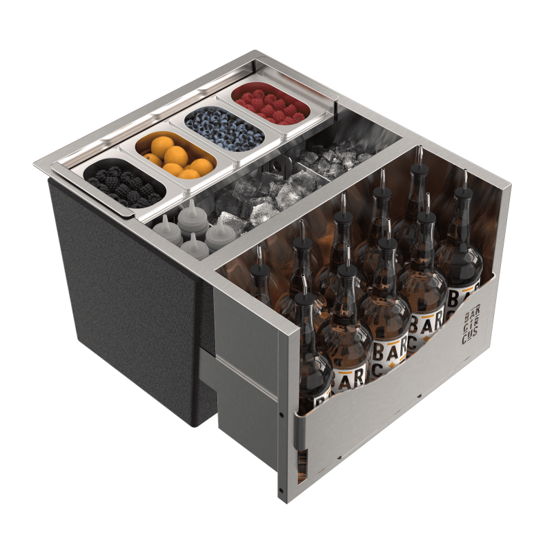 Icewell 38L and double speedrack 10 bottles