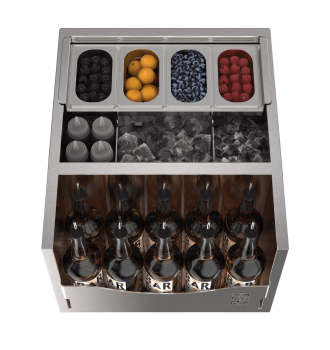 Icewell 38L et speedrack double 10 bouteilles