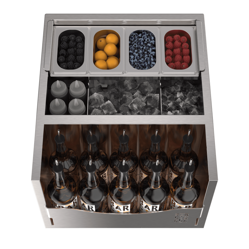 Icewell 38L et speedrack double 10 bouteilles