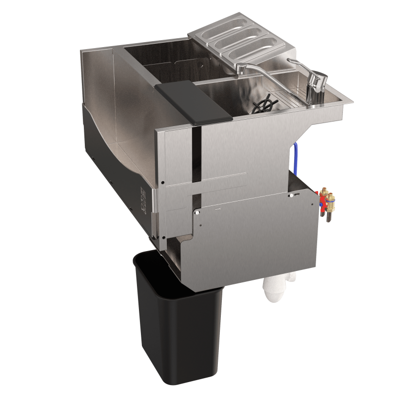 50L cocktail station with liquid-solid separator "Take out"