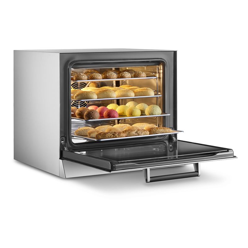 Four à convection professionnel électromécanique à air pulsé 4 plaques