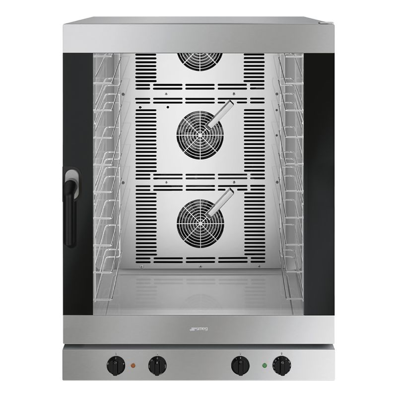 Four à convection professionnel élecromécanique à air pulsé 10 plaques charnière à droite