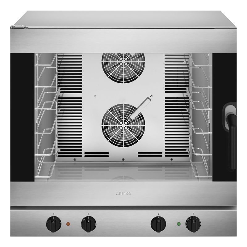Professional electromechanical convection oven with forced air, 6 trays