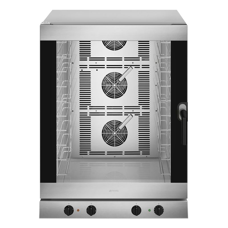 Four à convection professionnel élecromécanique à air pulsé 10 plaques charnière à gauche