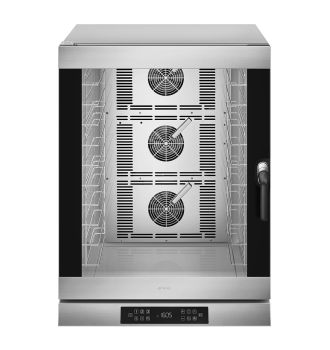 Four à convection professionnel électronique à air pulsé 10 plaques charnière à gauche