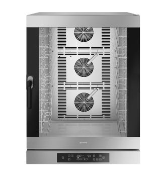 Four à convection professionnel électronique à air pulsé 10 plaques charnière à droite