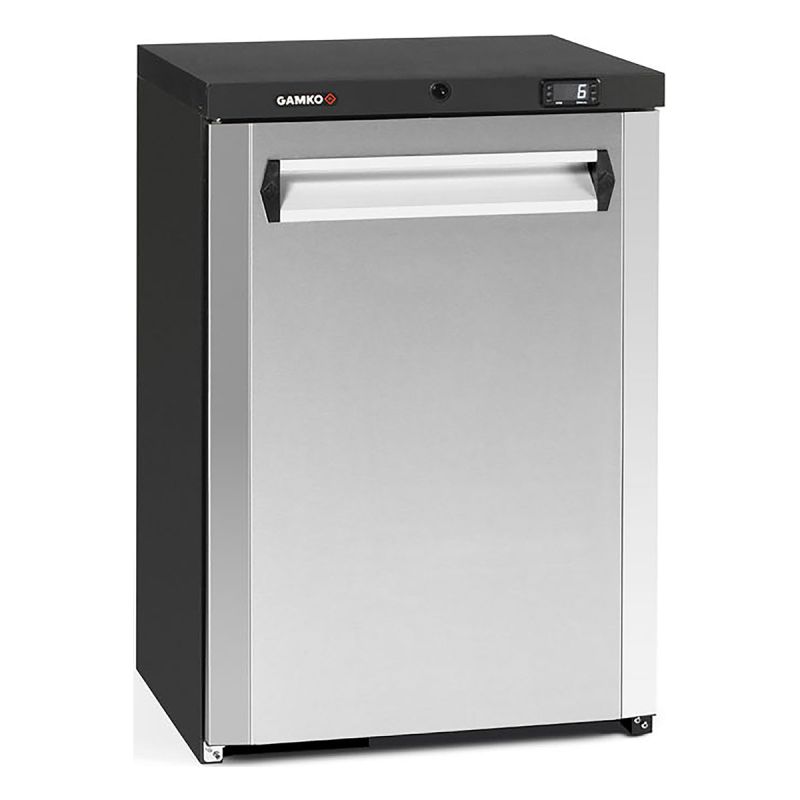 Arrière bar inox 1 porte pleine