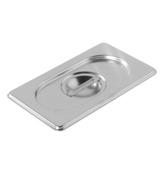 Couvercles inox avec poignée pour bacs GN1/9