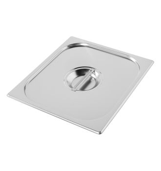 Couvercles inox avec poignée pour bacs GN2/3